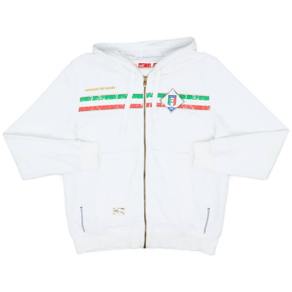 2006-07 Italy Puma Hooded Zip Top - 5/10 - (M)