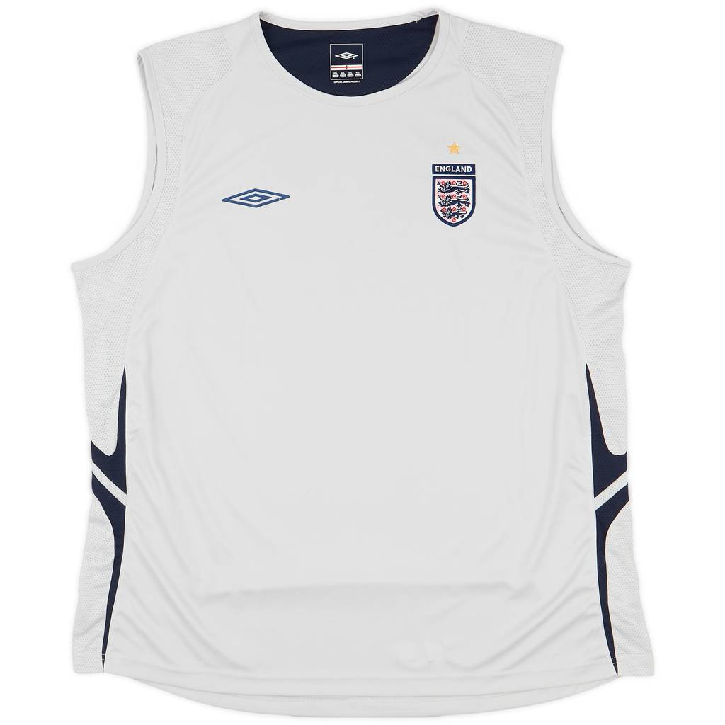2006-07 England Umbro Training Vest - 8/10 - (3XL)