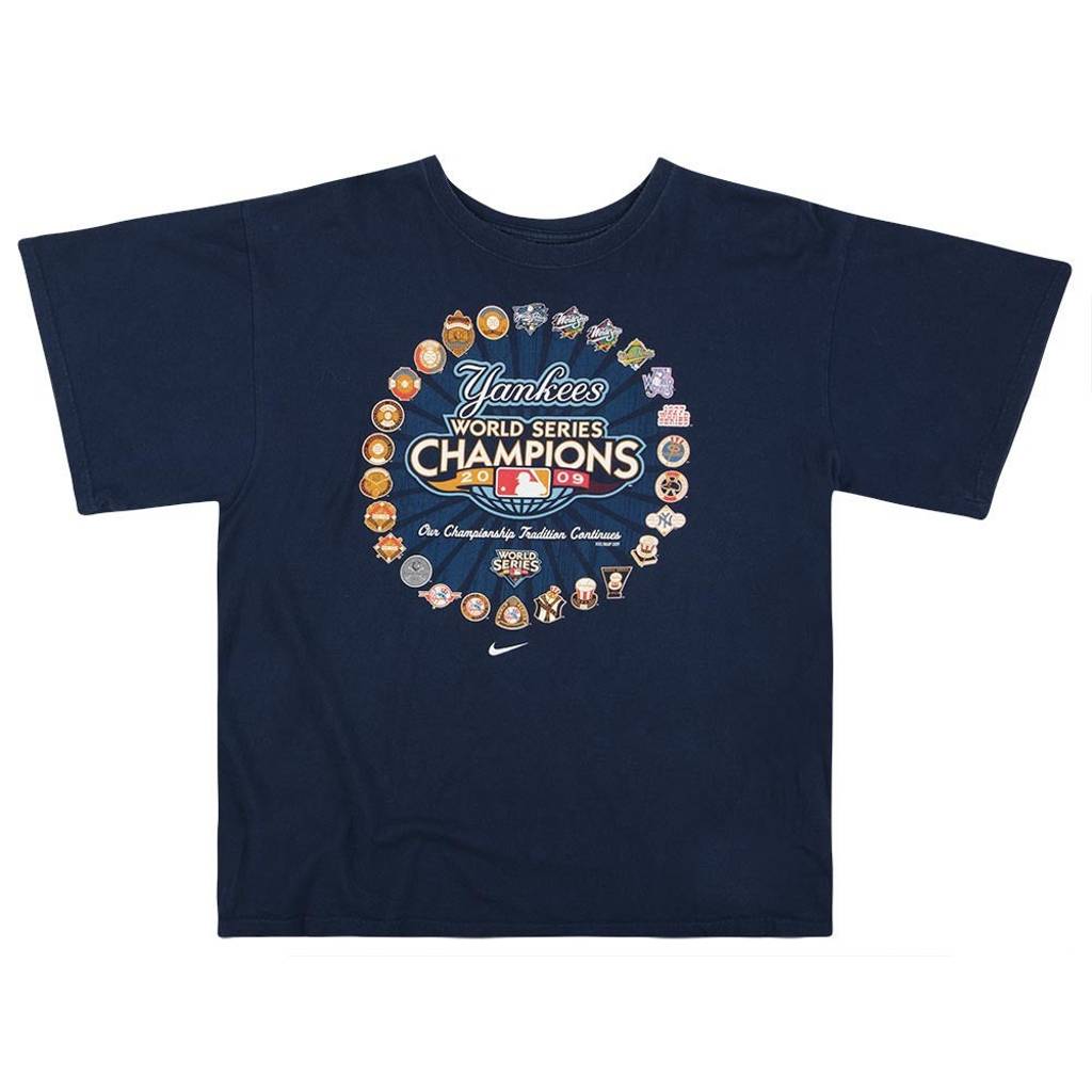 2009 New York Yankees World Series Champions Nike Tee XL