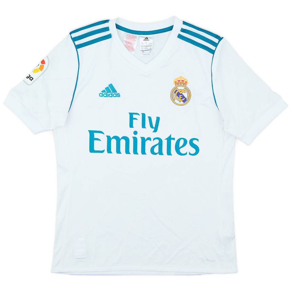2017-18 Real Madrid Home Shirt - 6/10 - (L.Boys)
