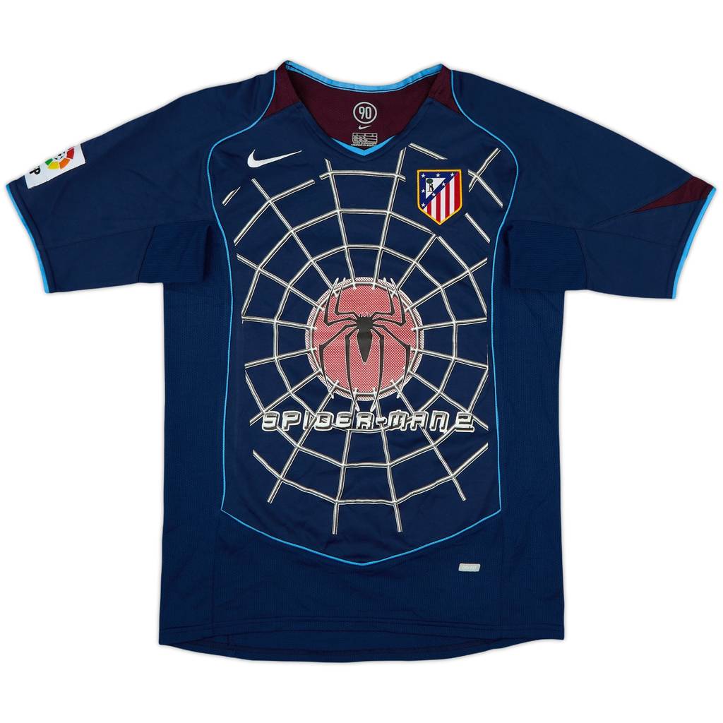 2004-05 Atletico Madrid Away Shirt - 8/10 - (L.Boys)