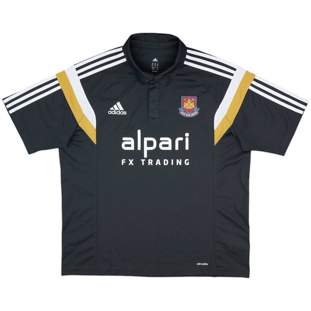 2014-15 West Ham adidas Polo Shirt - 9/10 - (XL)