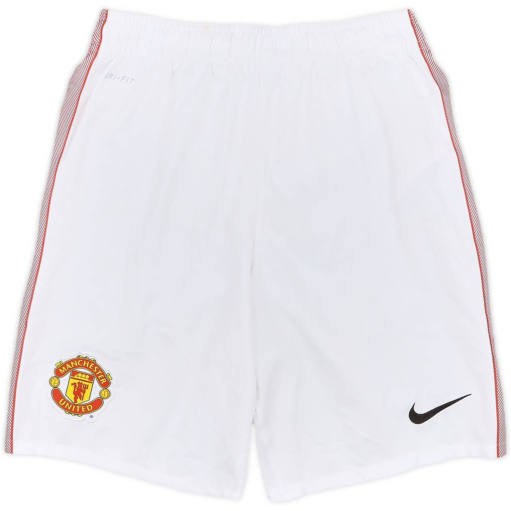 2012-13 Manchester United Home Shorts - 7/10 - (L.Boys)