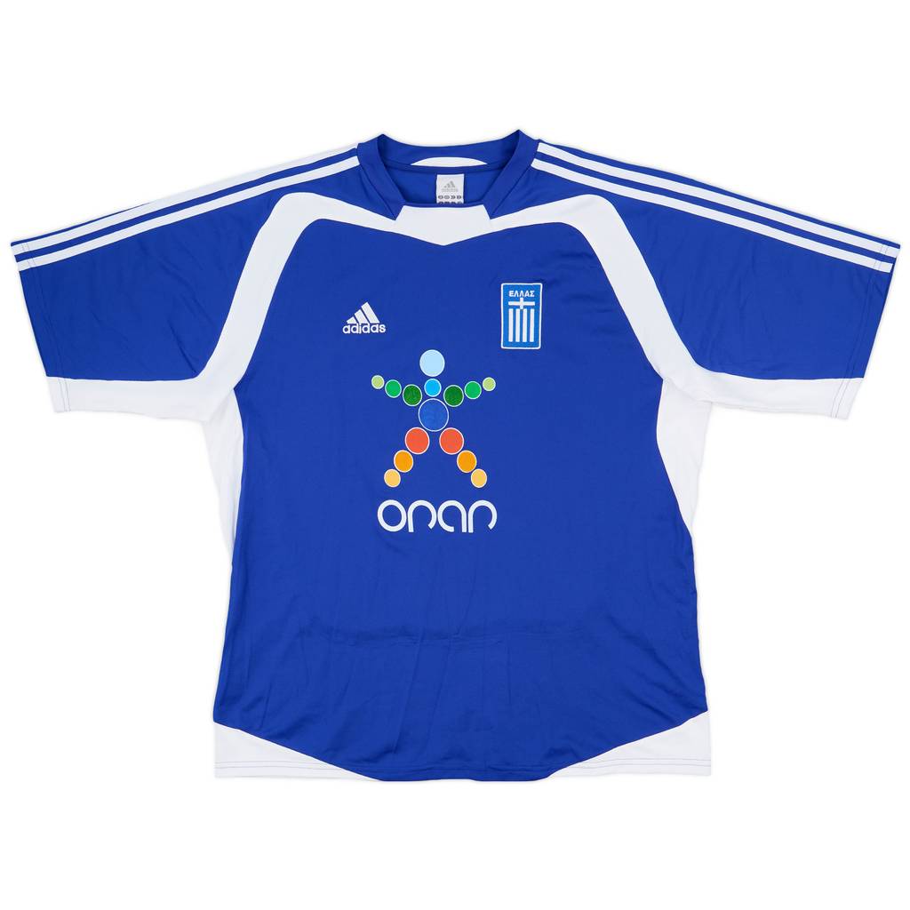 2004-06 Greece Home Shirt - 9/10 - (XL)
