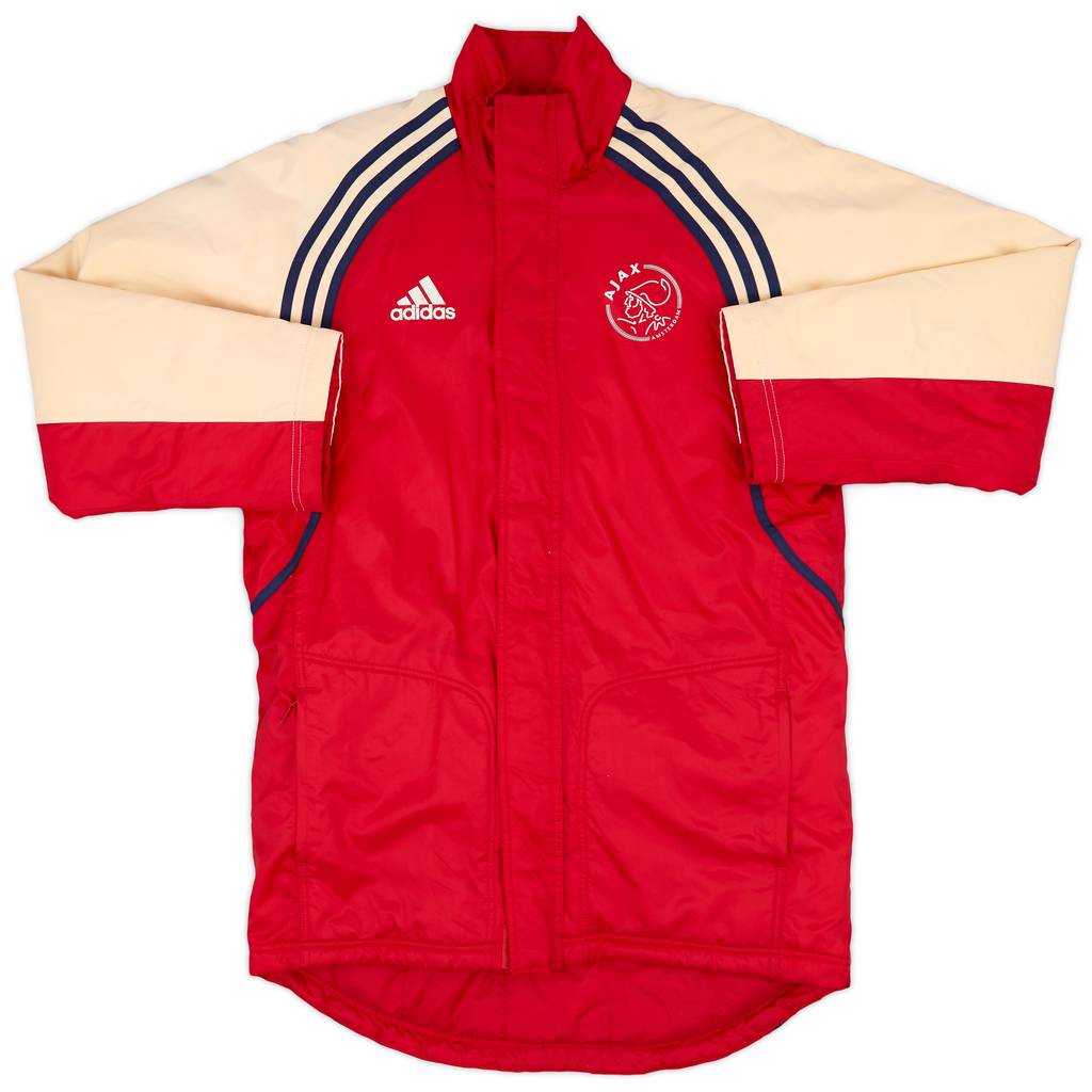 2000-01 Ajax adidas Padded Bench Coat - 7/10 - (XL.Boys)