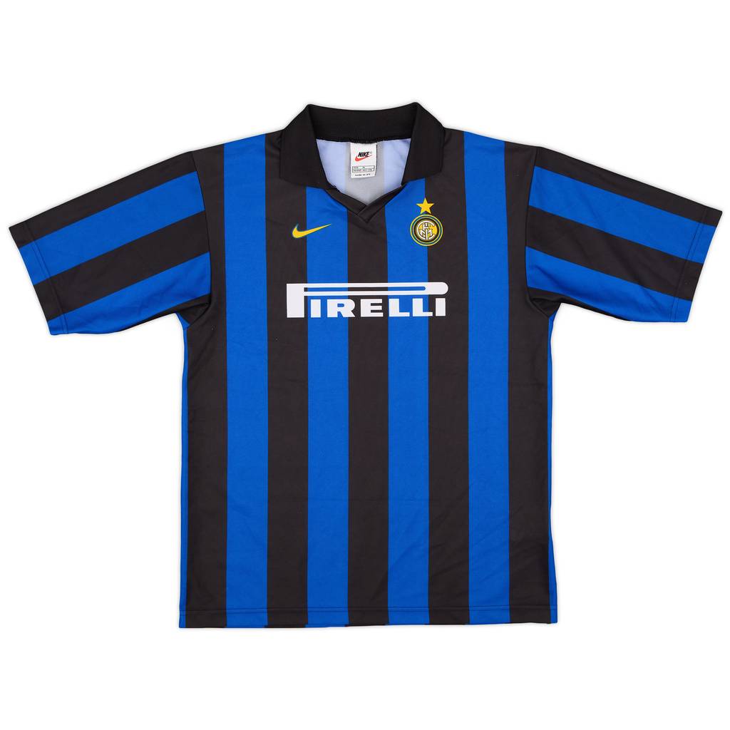 1998-99 Inter Milan Basic Home Shirt - 8/10 - (XL.Boys)