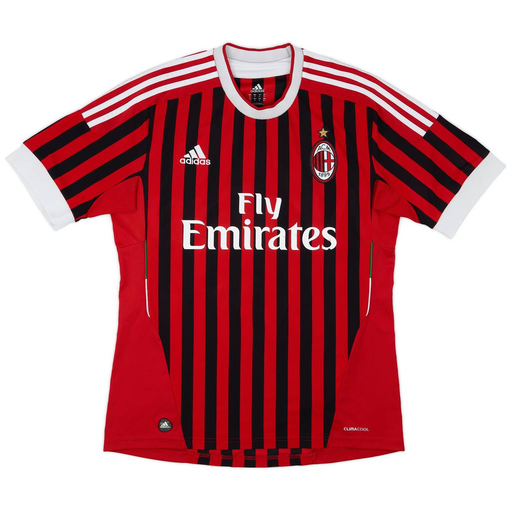 2011-12 AC Milan Home Shirt - 6/10 - (M)