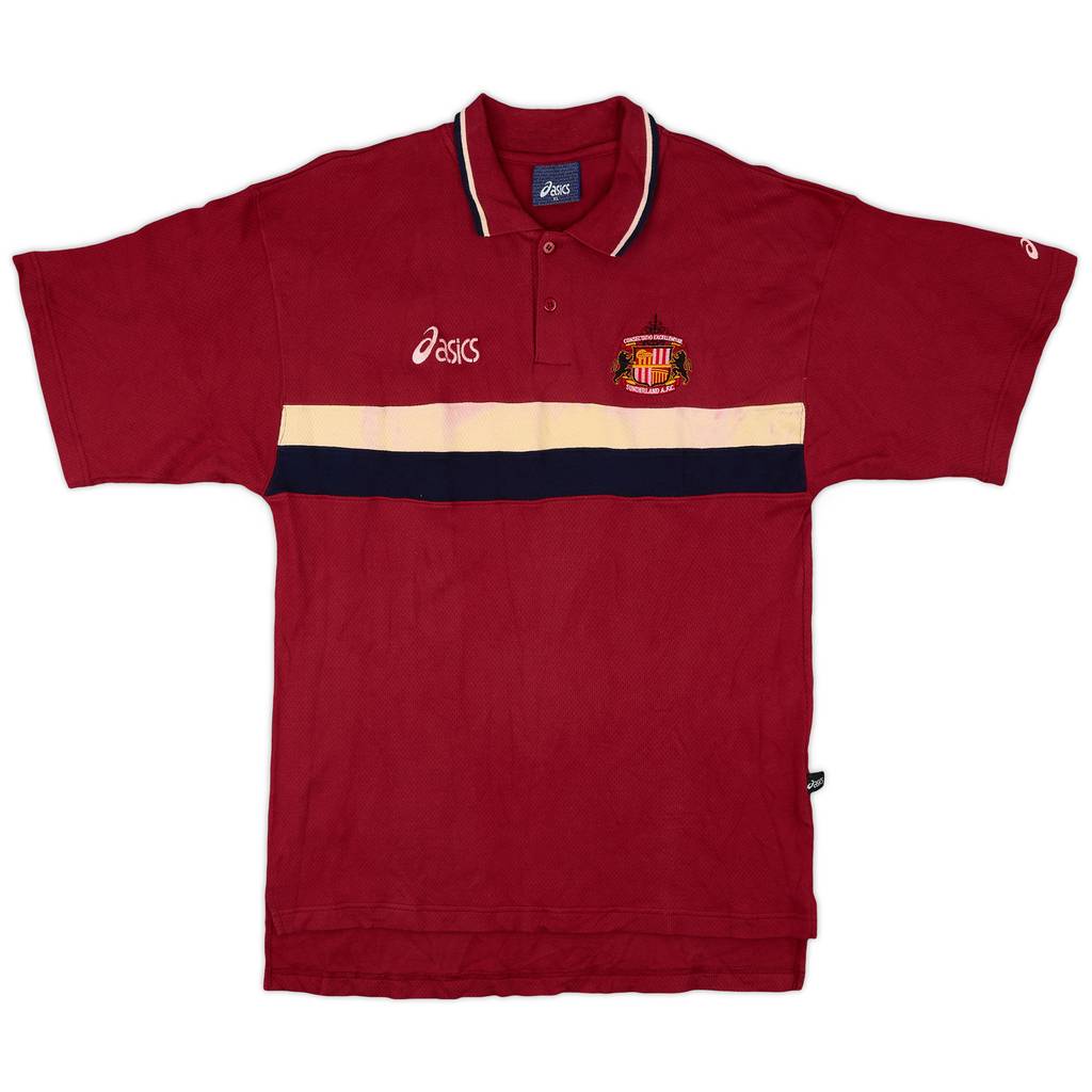 1998-99 Sunderland Asics Polo Shirt - 5/10 - (XL)