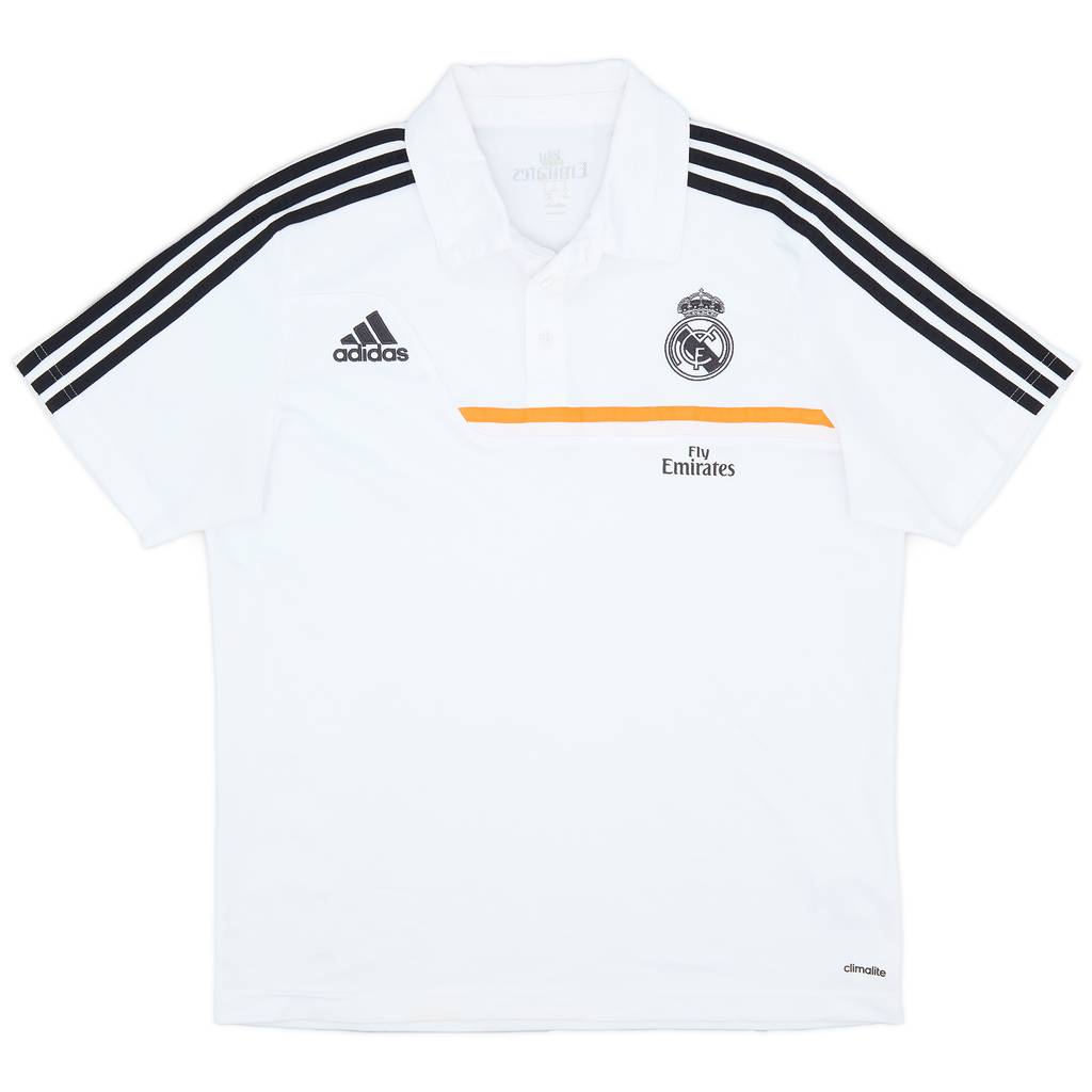 2013-14 Real Madrid adidas Polo Shirt - 8/10 - (L/XL)