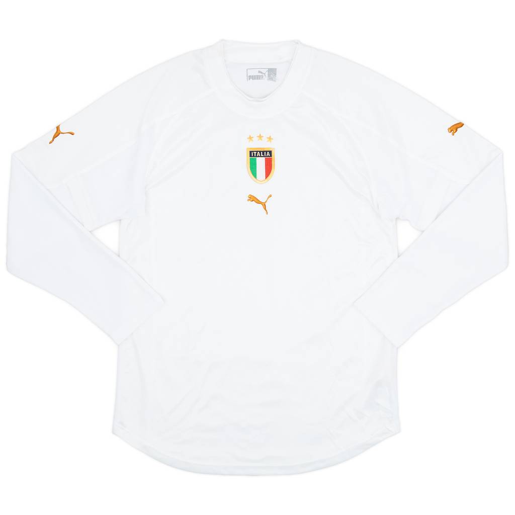 2004-06 Italy Away L/S Shirt - 4/10 - (M)
