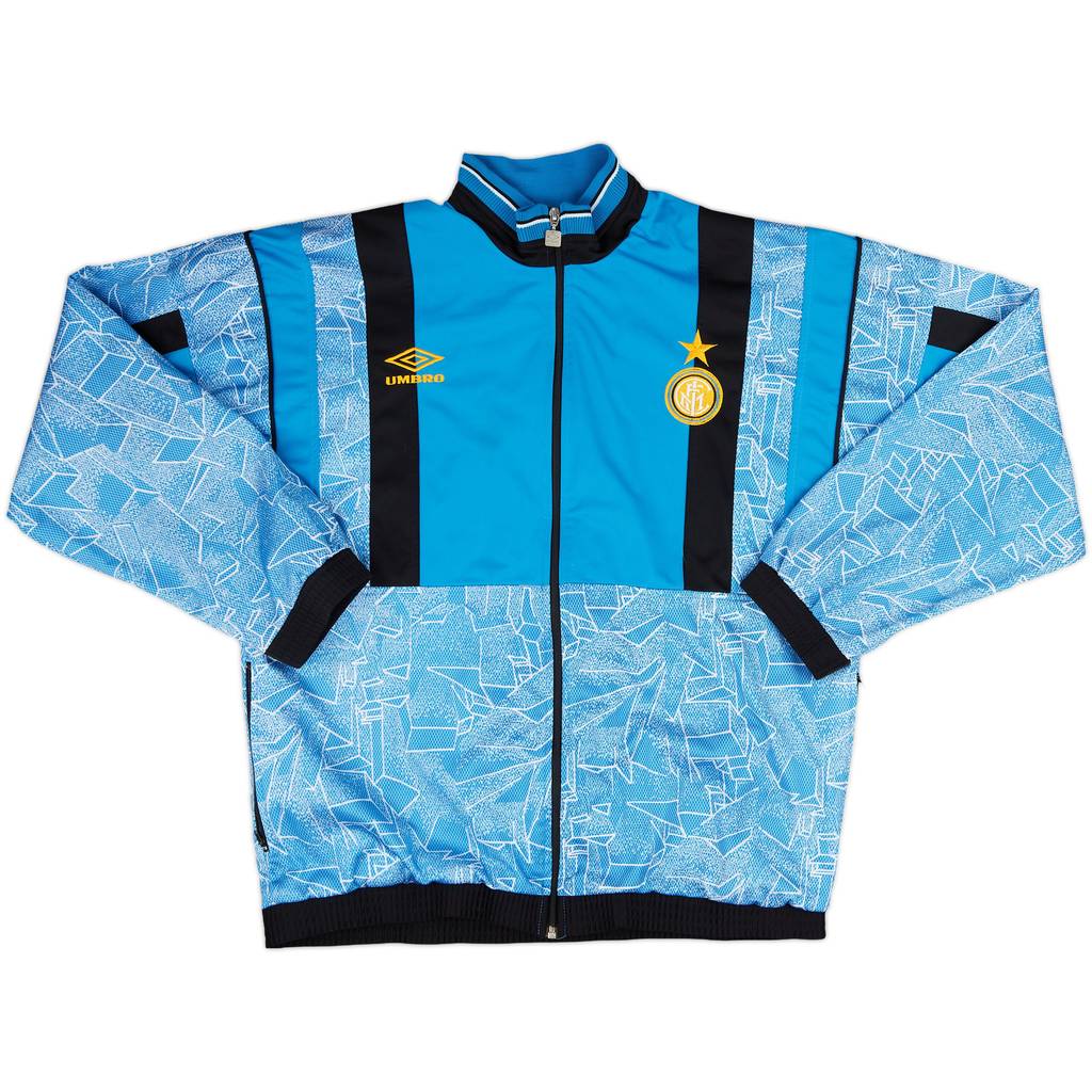 1995-96 Inter Milan Umbro Track Jacket - 10/10 - (L)