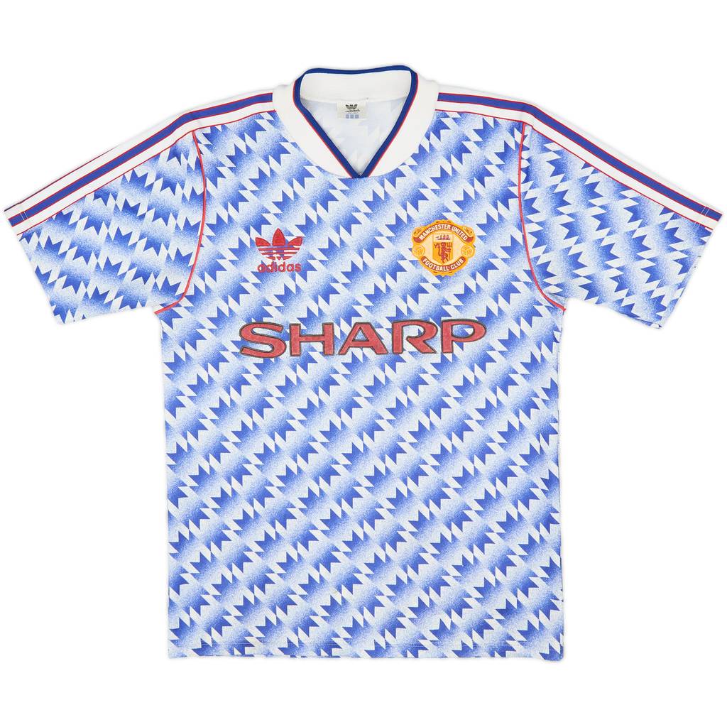 1990-92 Manchester United Away Shirt - 8/10 - (S)
