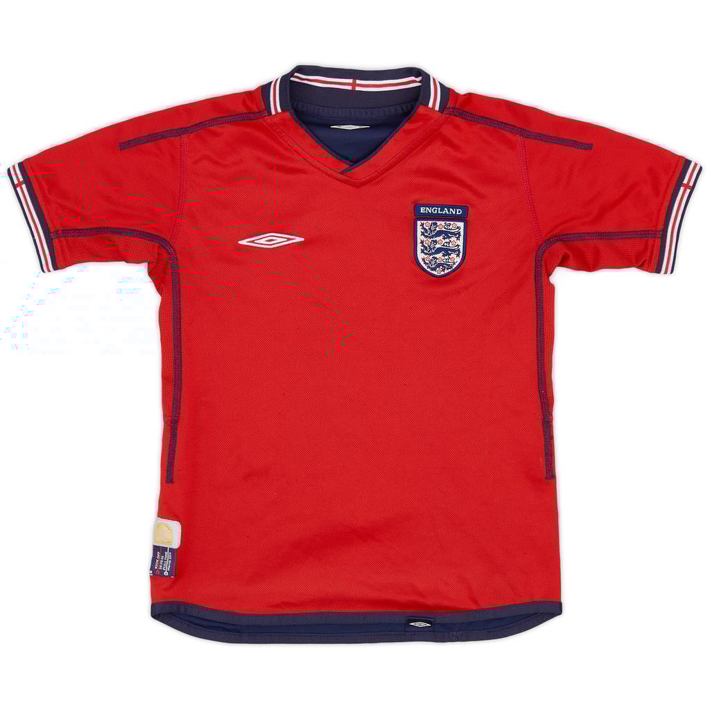 2002-04 England Away Shirt - 8/10 - (S.Boys)