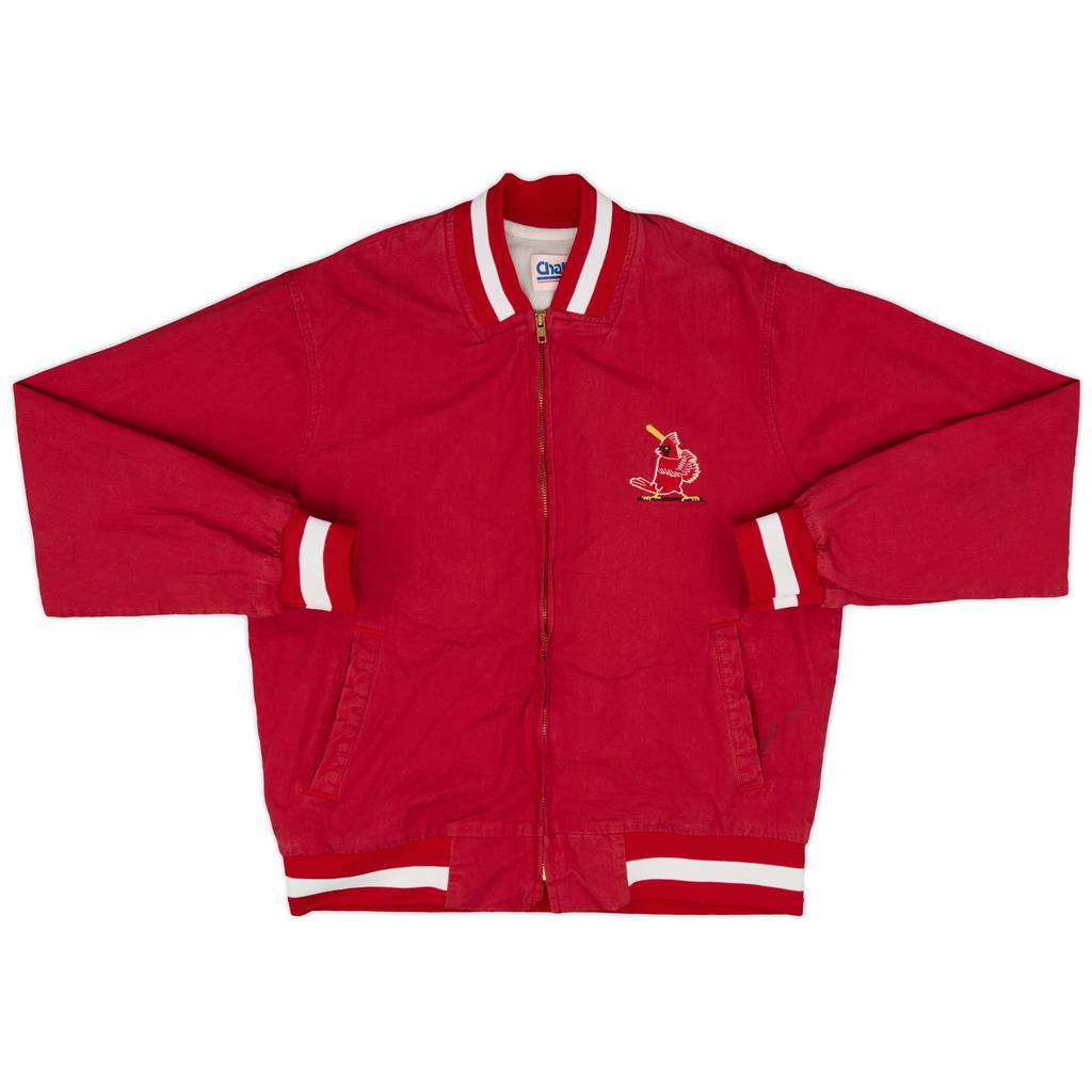 1980s St Louis Cardinals Chalk Line Bomber Jacket - 7/10 - (M)