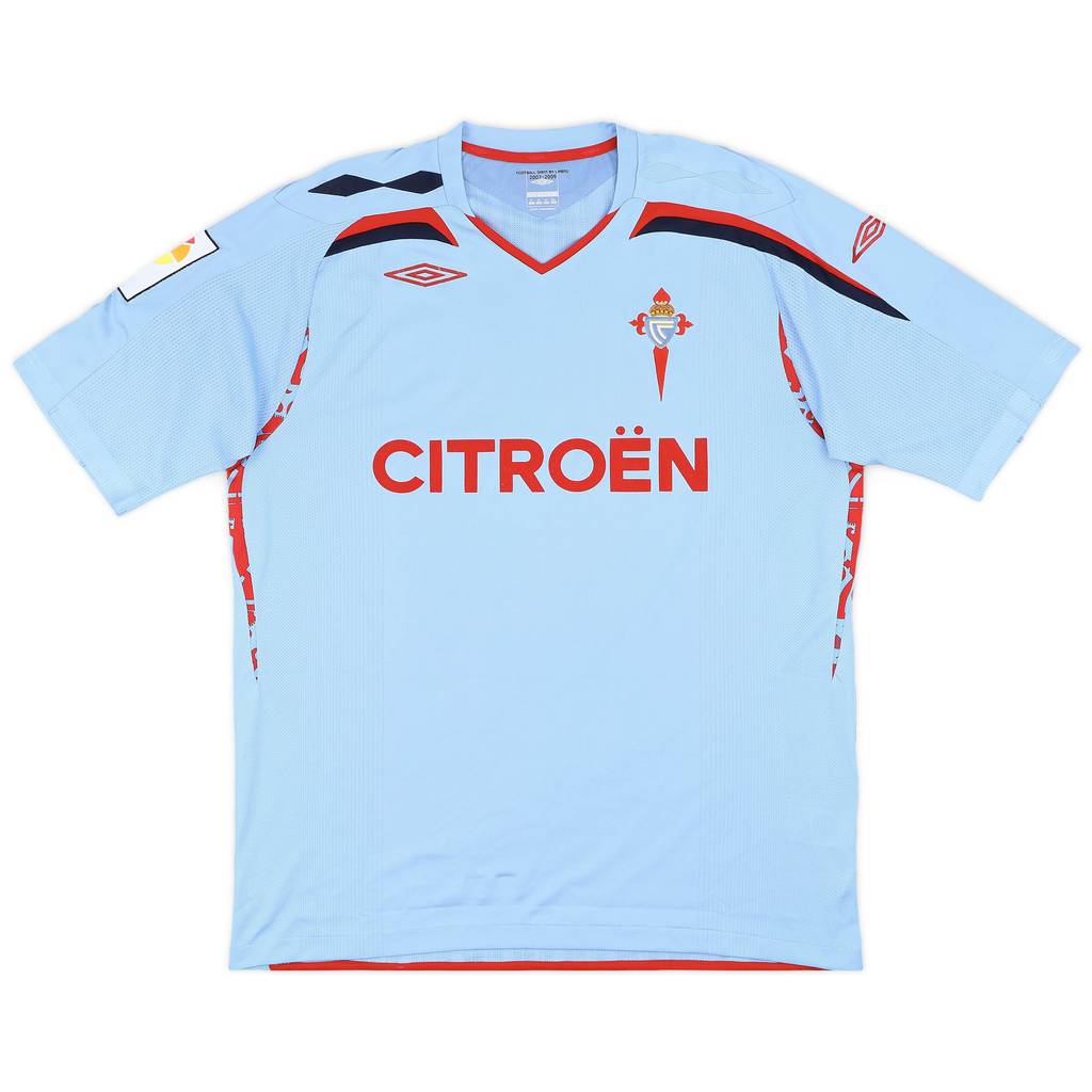 2007-09 Celta Vigo Home Shirt - 7/10 - (XL)