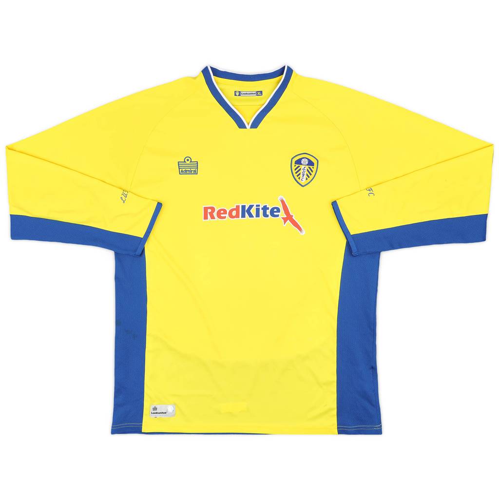 2007-08 Leeds United Away L/S Shirt - 7/10 - (XL)