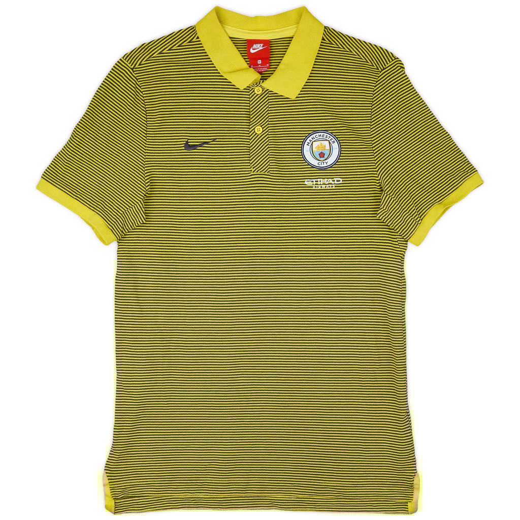 2017-18 Manchester CIty Nike Polo Shirt - 8/10 - (M)