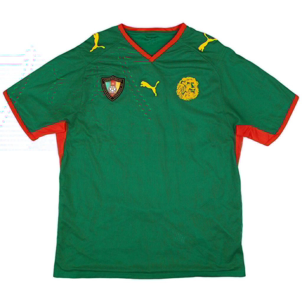 2008-09 Cameroon Player Issue Home Shirt - 9/10 - (L)