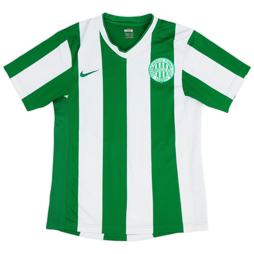 2007-08 Ferencvaros Player Issue Home Shirt - 8/10 - (S)