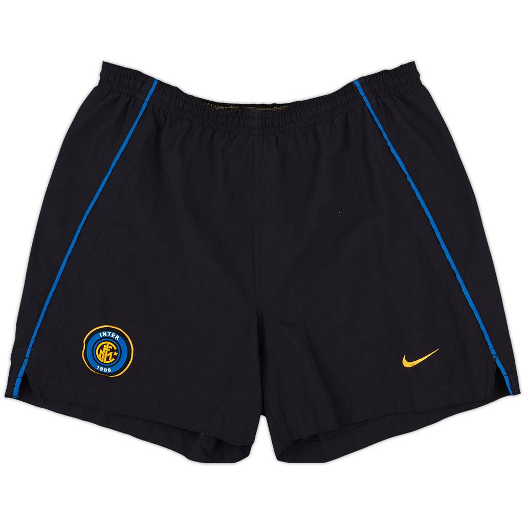 2000-01 Inter Milan Home Shorts - 8/10 - (L)