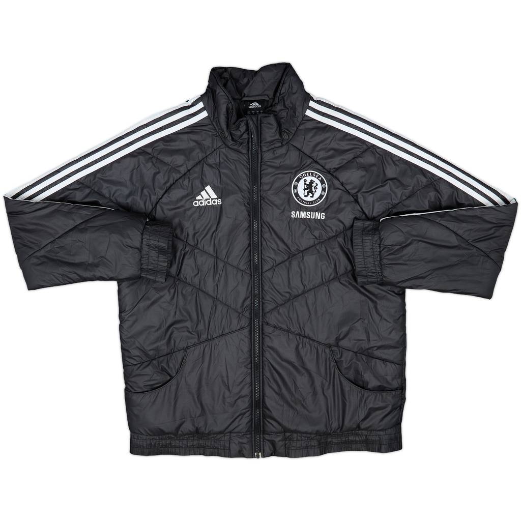 2011-12 Chelsea adidas Padded Bench Coat - 7/10 - (M/L)
