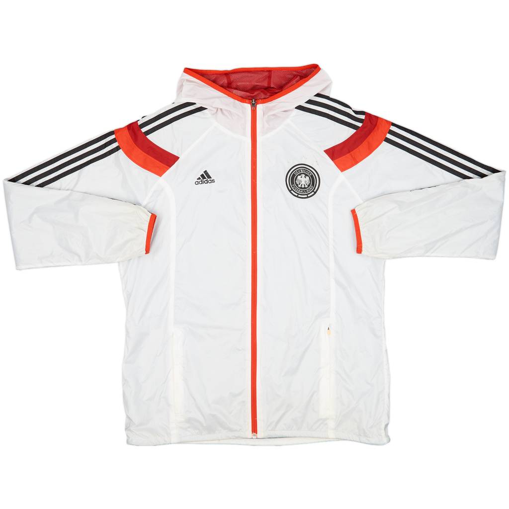 2013-14 Germany adidas Hooded Rain Jacket - 6/10 - (L)