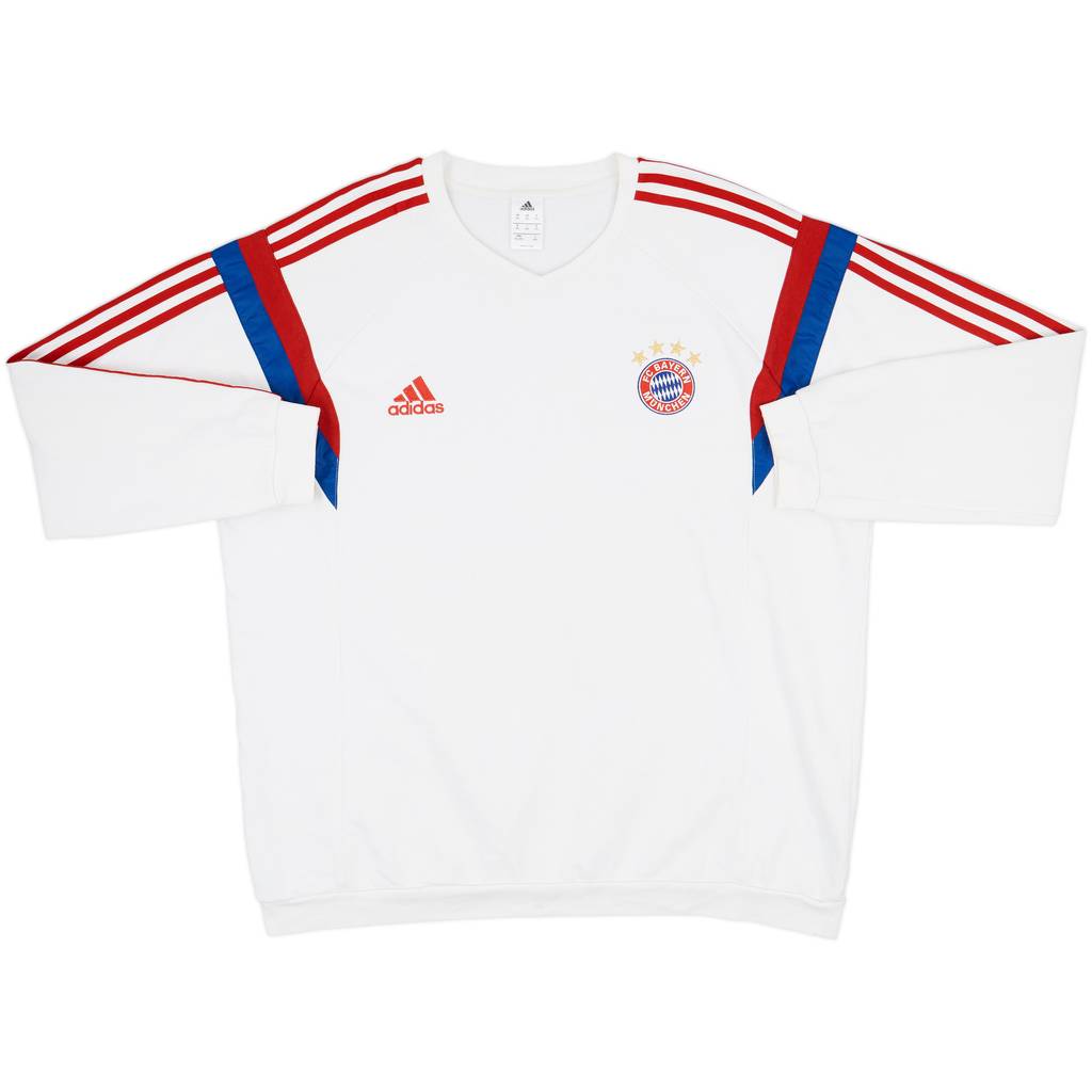 2014-15 Bayern Munich adidas Sweat Top - 8/10 - (XXL)