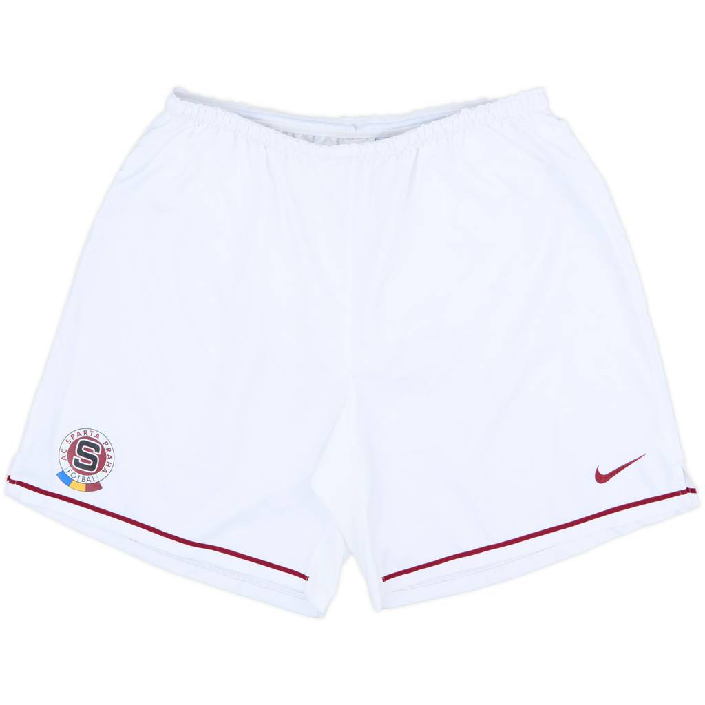 2007-08 Sparta Prague Home Shorts - 8/10 - (XXL)