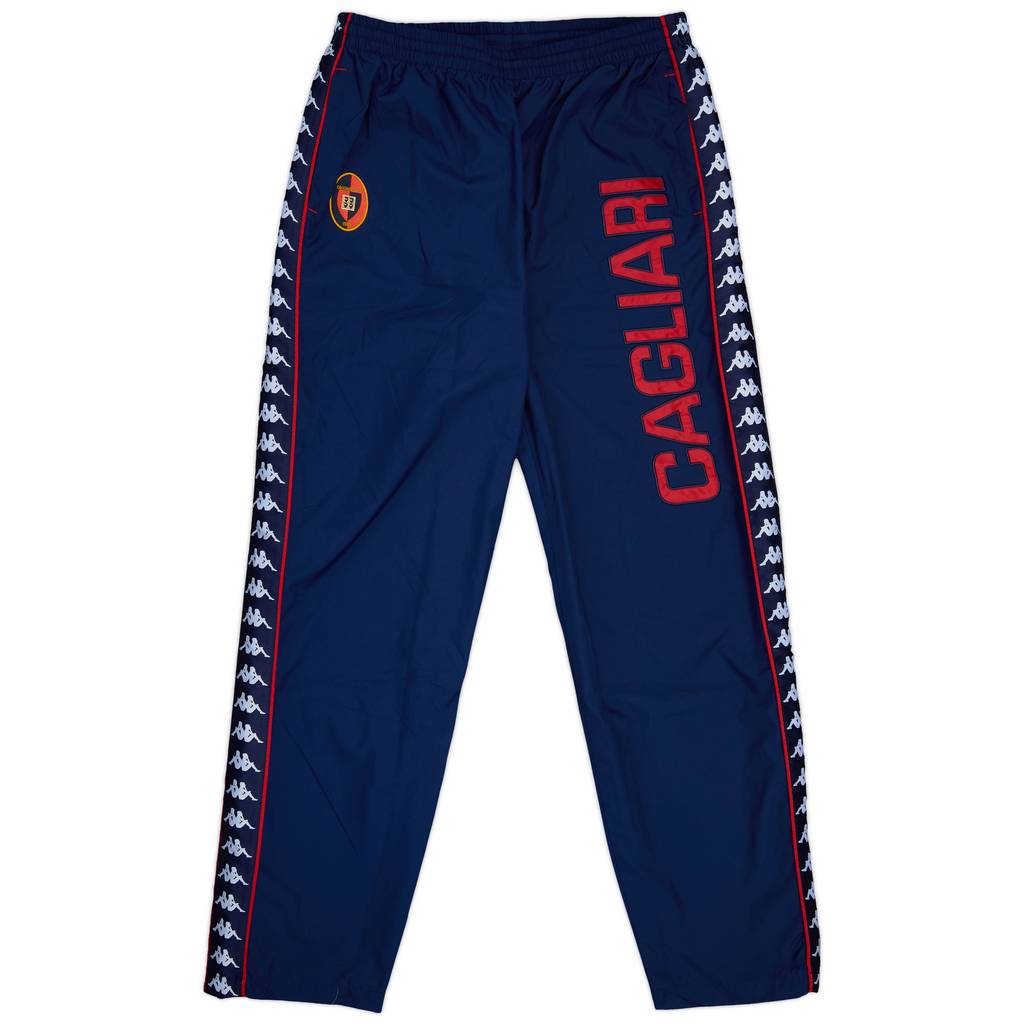 2014-15 Cagliari Kappa Track Pants/Bottoms - 9/10 - (XL)