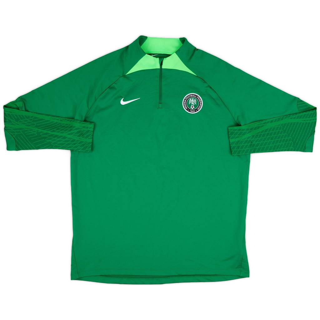 2022-23 Nigeria Nike 1/4 Zip Drill Top - 10/10 - (XL)