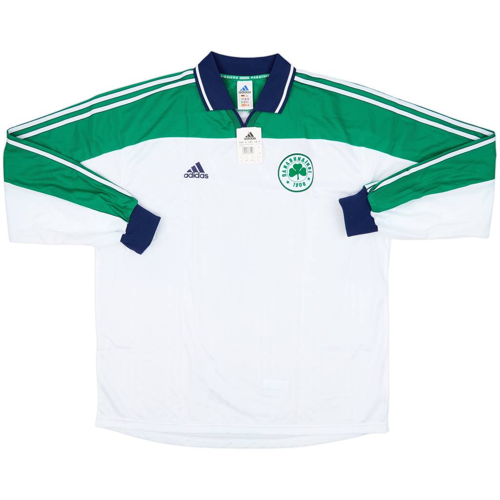 2000-01 Panathinaikos Player Issue Away L/S Shirt (XL)