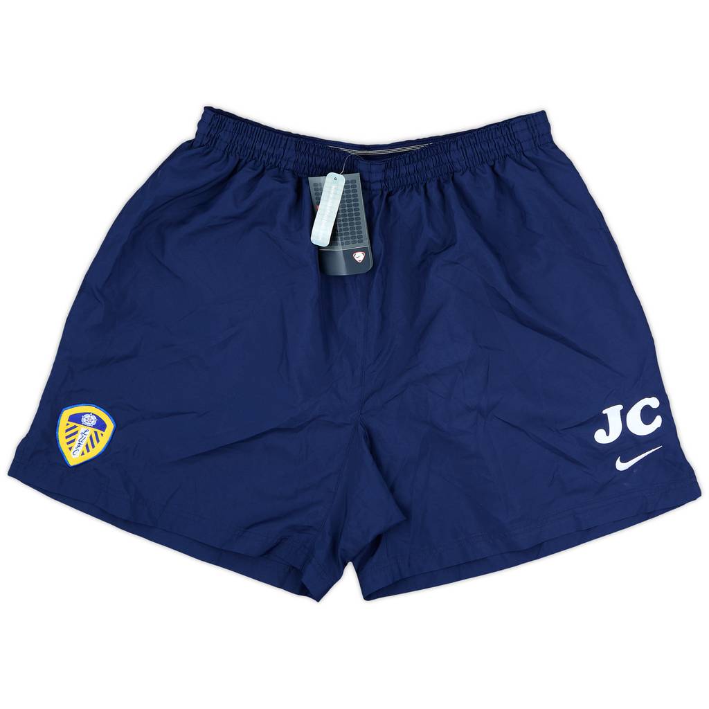 2002-03 Leeds United Nike Staff Issue Training Shorts 'JC' (XL)