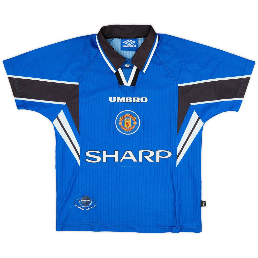1996-98 Manchester United Third Shirt - 6/10 - (L.Boys)
