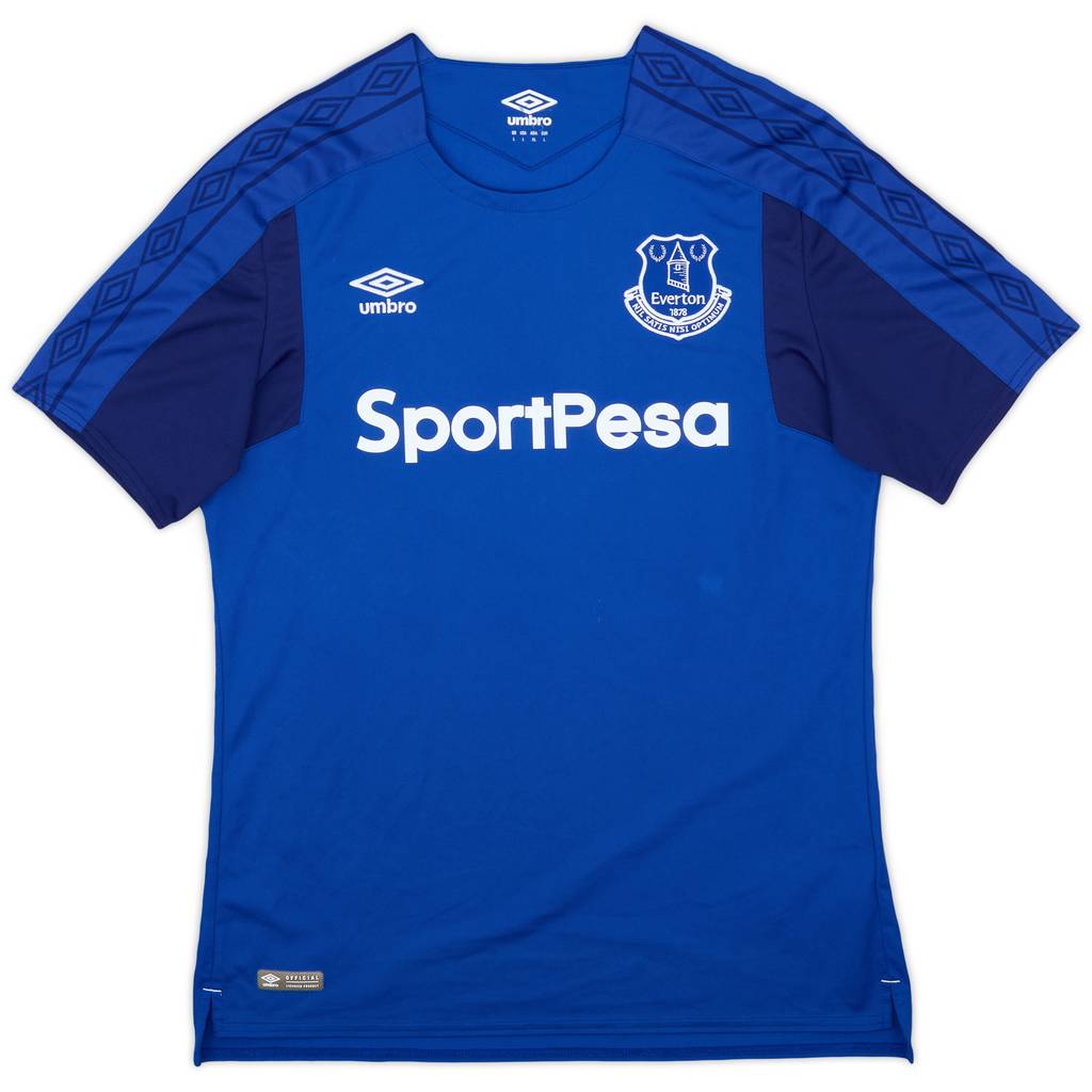 2017-18 Everton Home Shirt - 8/10 - (L)