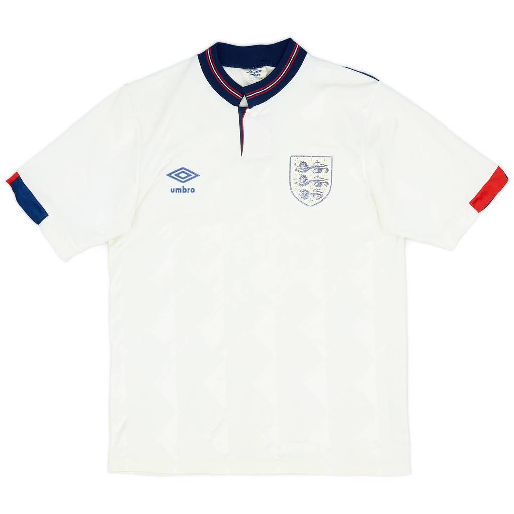 1987-90 England Home Shirt - 5/10 - (S)