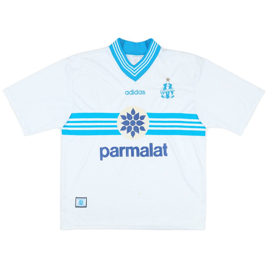1996-97 Olympique Marseille Home Shirt - 8/10 - (XL)