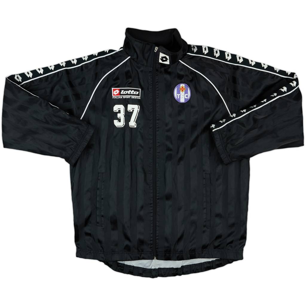 2001-03 Toulouse Player Issue Lotto Track Jacket #37 - 6/10 - (M)
