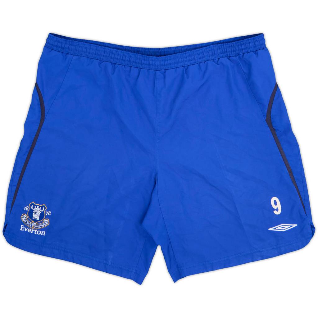2006-07 Everton Player Issue Umbro Training Shorts #9 - 5/10 - (XL)