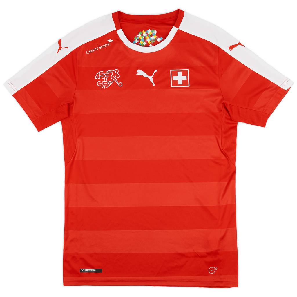 2016-17 Switzerland Home Shirt - 8/10 - (S)