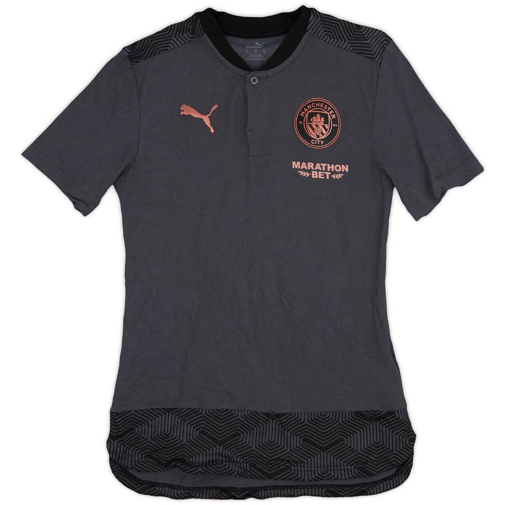 2020-21 Manchester City Puma Polo Shirt - 9/10 - (S)