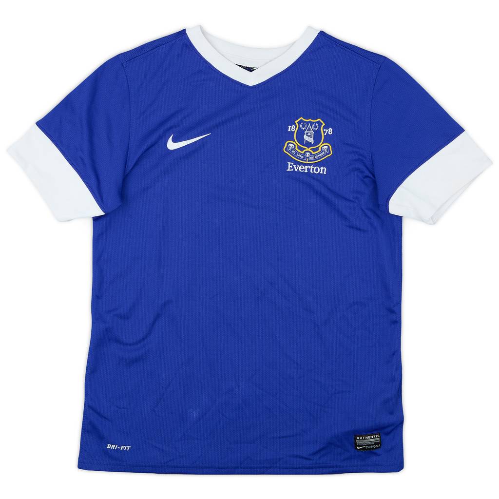2012-13 Everton Home Shirt - 8/10 - (L.Boys)