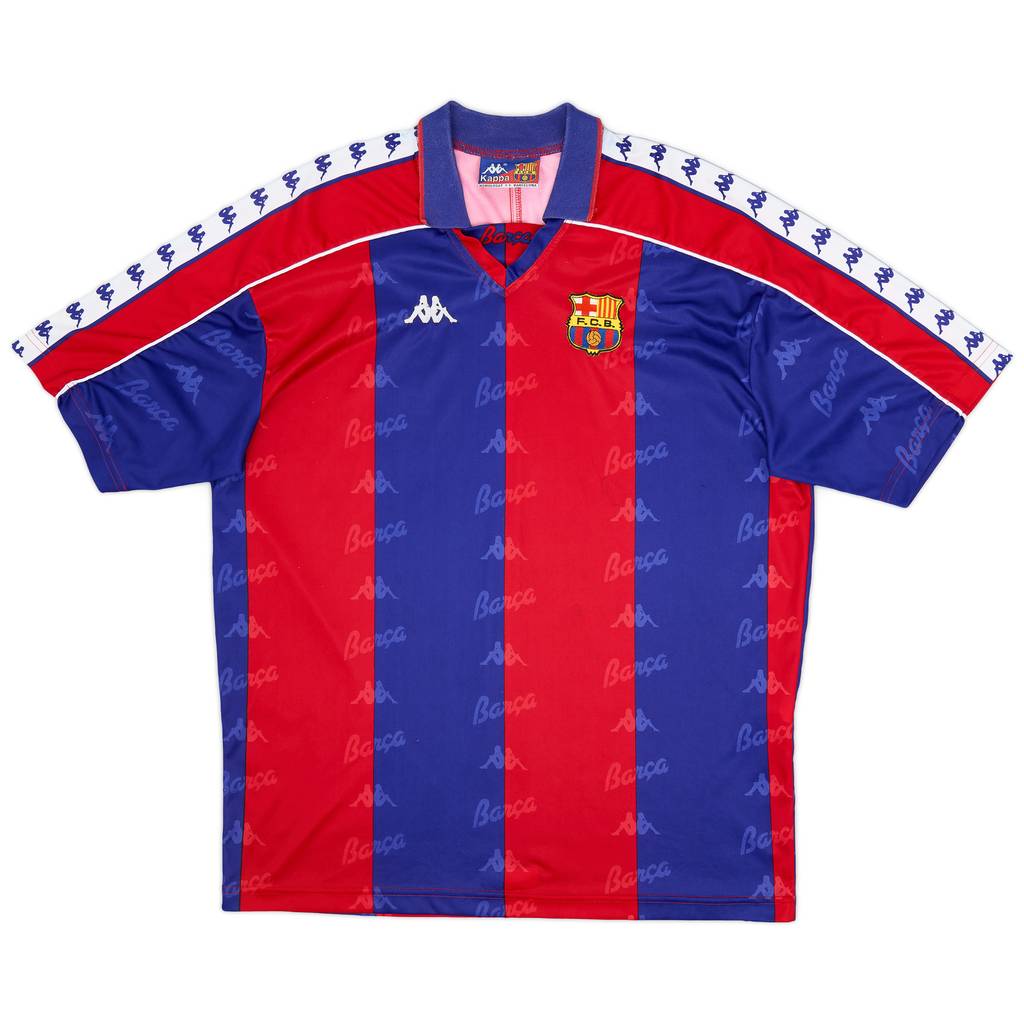 1993-95 Barcelona Home Shirt - 8/10 - (XL)