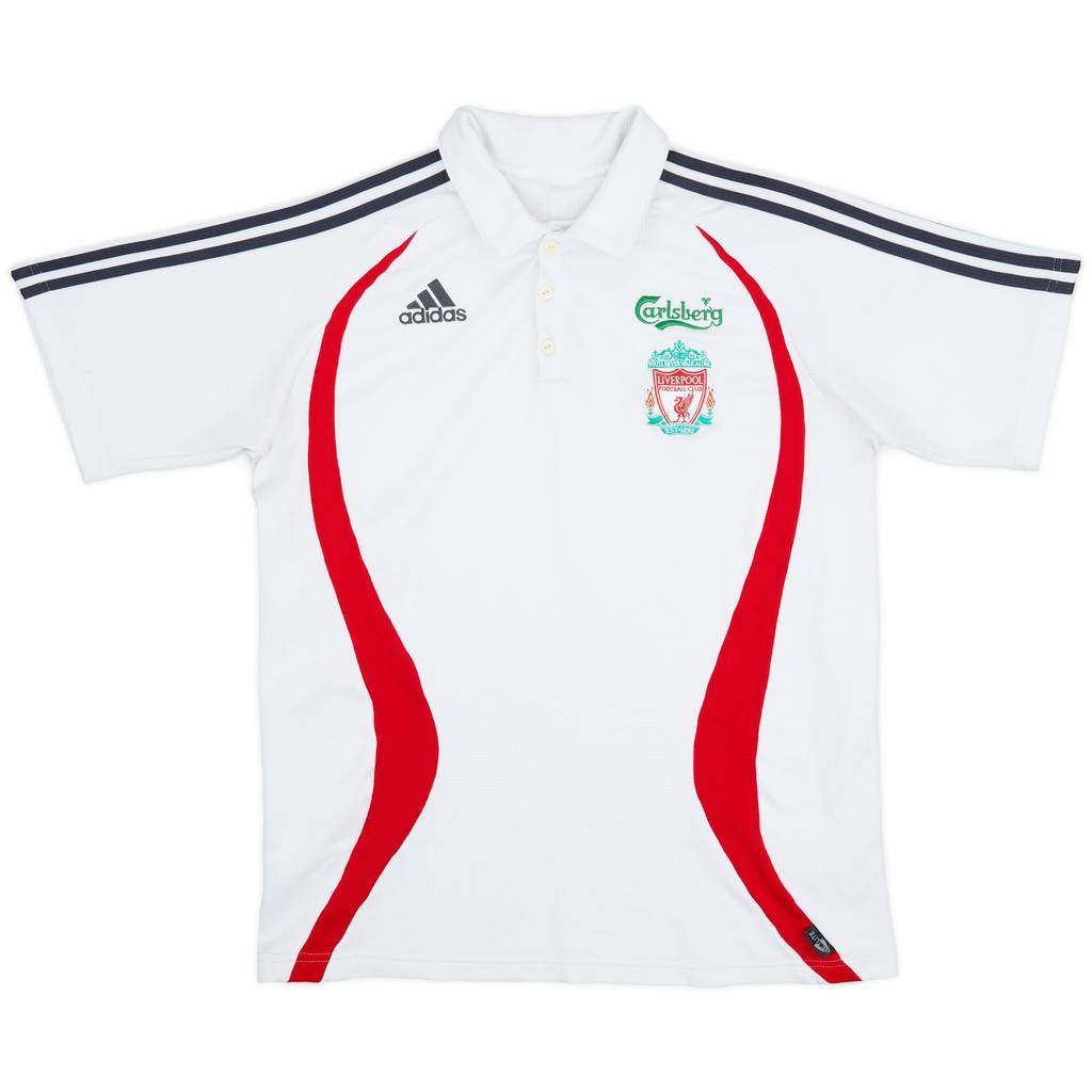 2006-07 Liverpool adidas Polo Shirt - 9/10 - (L)