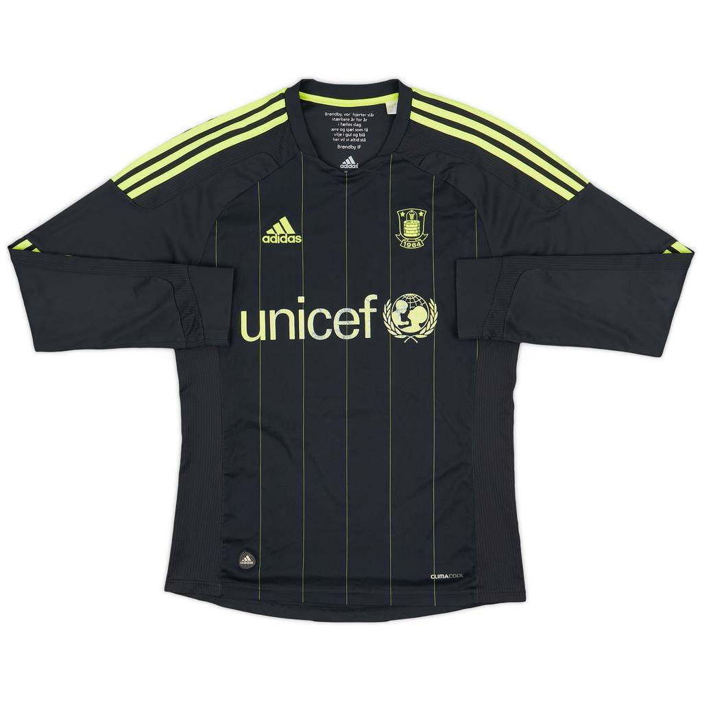 2011-12 Brondby Away L/S Shirt - 6/10 - (S)