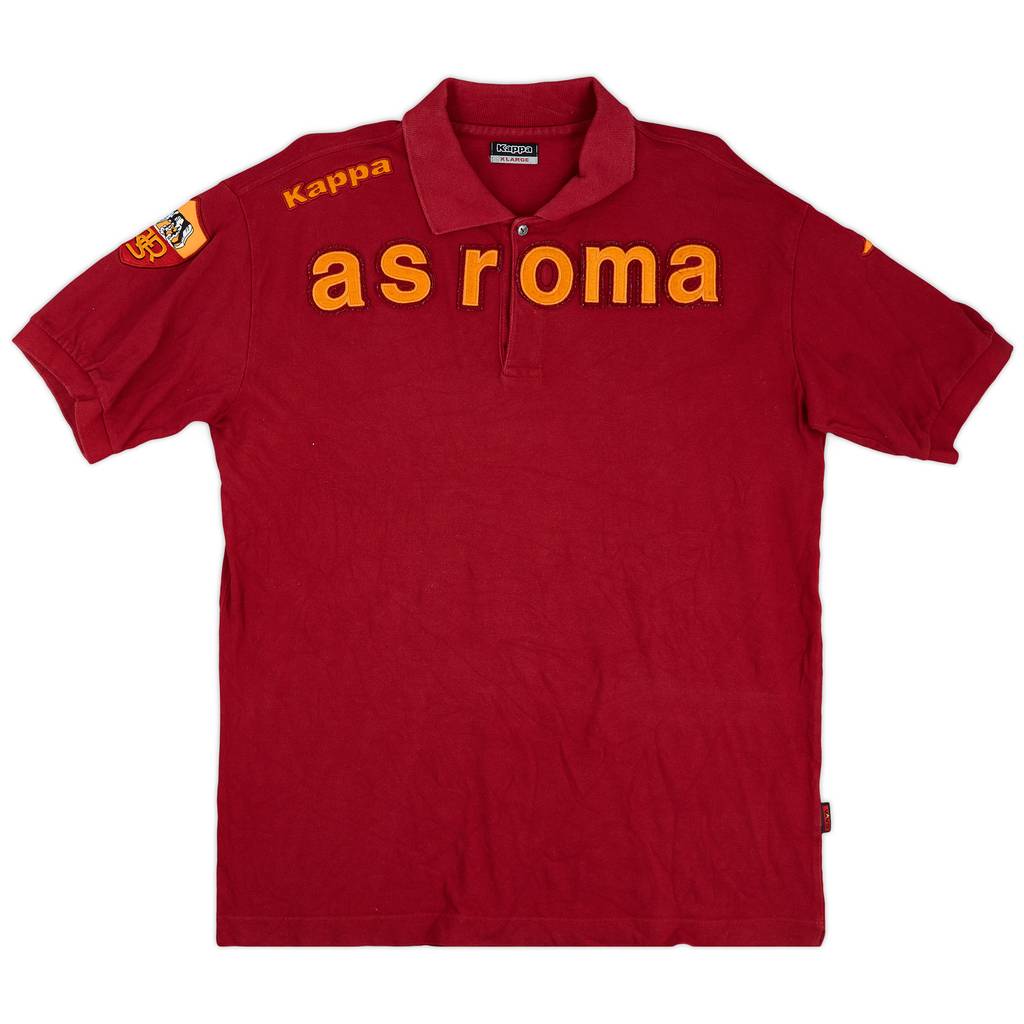 2009-10 Roma Kappa Polo Shirt - 8/10 - (XL)