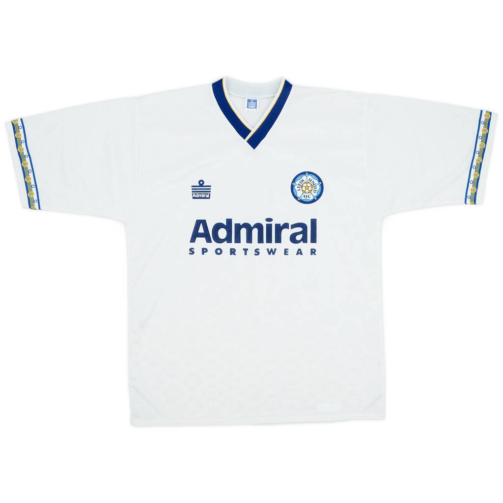 1992-93 Leeds United Home Shirt - 9/10 - (XL)