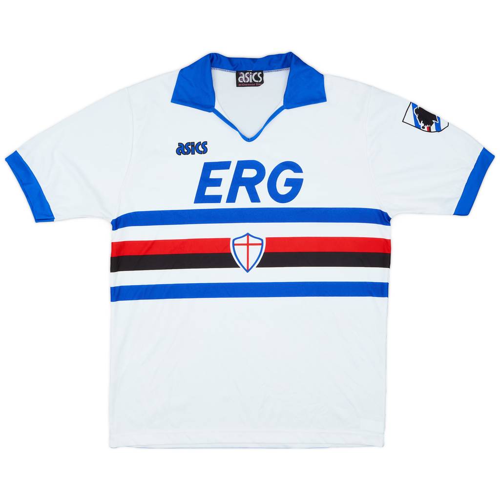 1991-92 Sampdoria Away Shirt - 8/10 - (XL)