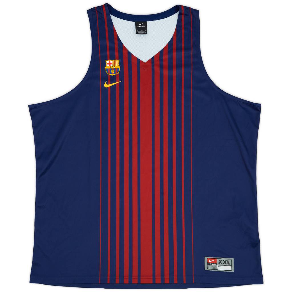 2017-18 Barcelona Basquet Nike Basketball Jersey - 9/10 - (XXL)