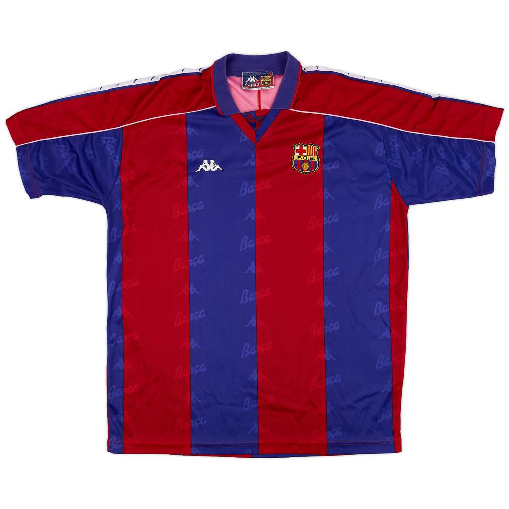 1992-95 Barcelona Home Shirt - 9/10 - (XL)