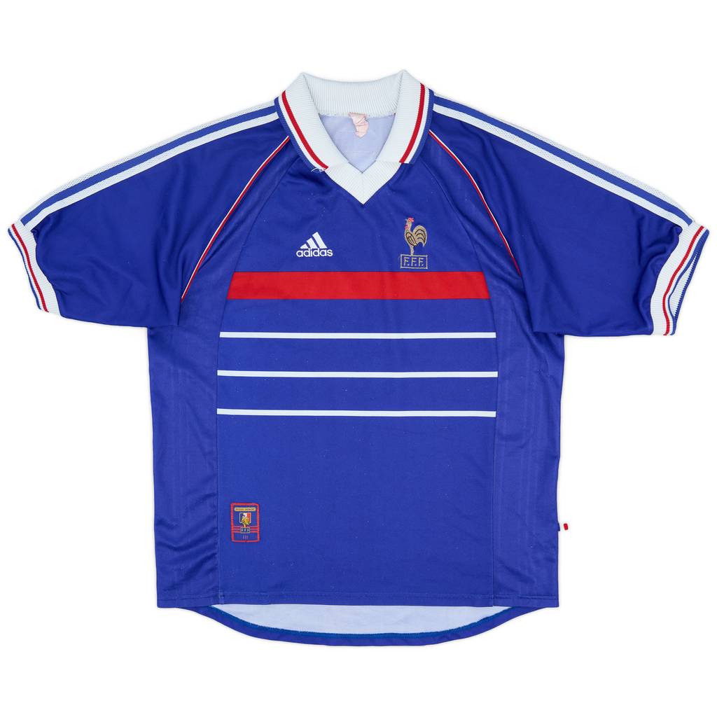 1998-00 France Home Shirt - 8/10 - (XL)